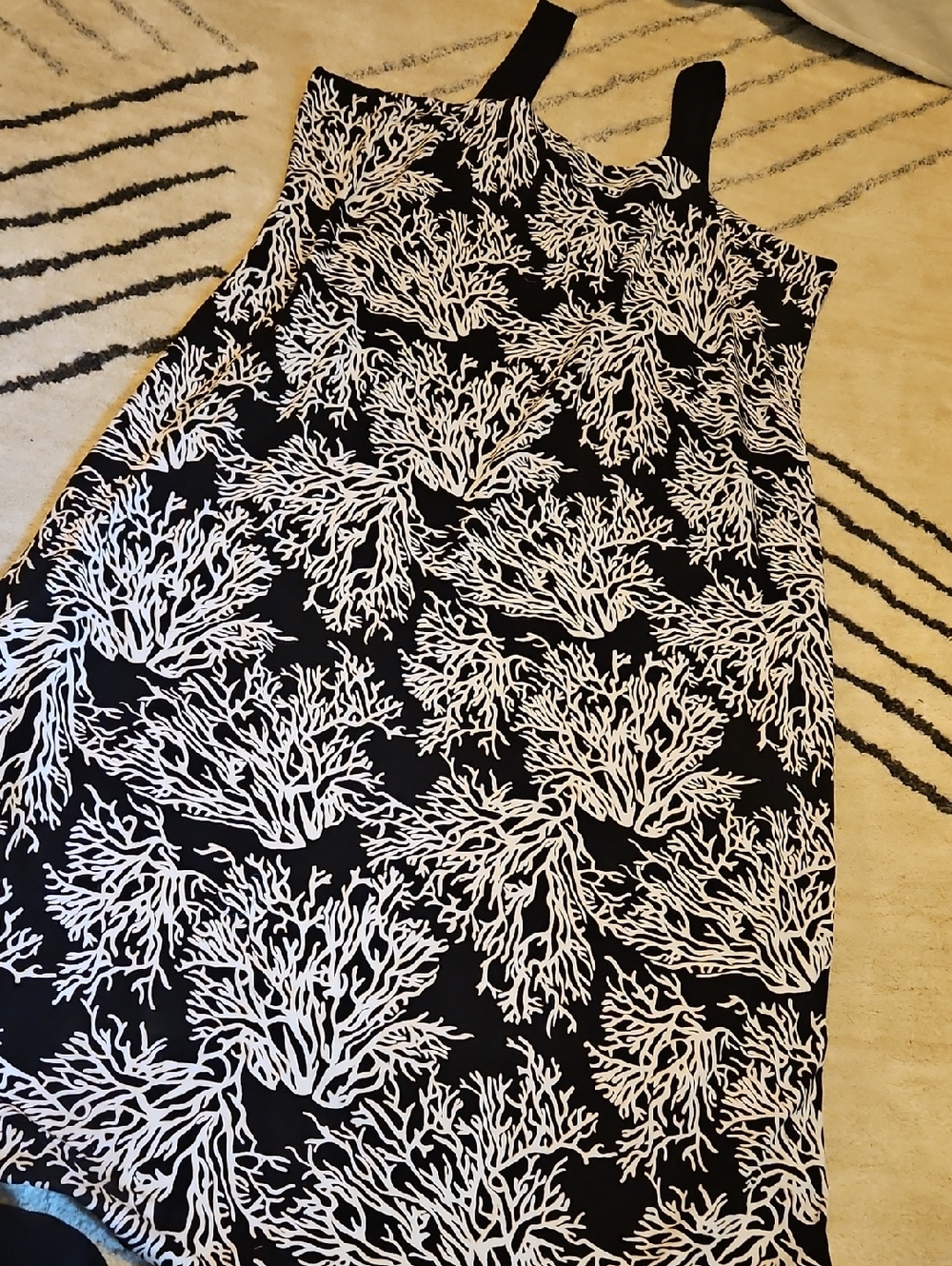 Liz Claiborne Black and White Printed Dress